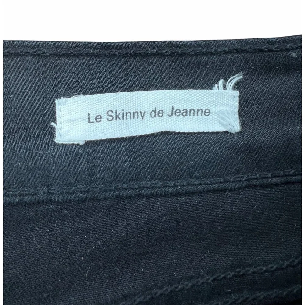 FRAME Le Skinny De Jeanne Womens Denim Black Skinny Jeans Size 26 - Picture 6 of 15